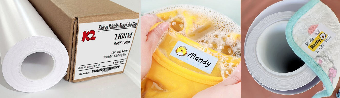 stick on labels for kids' clothing