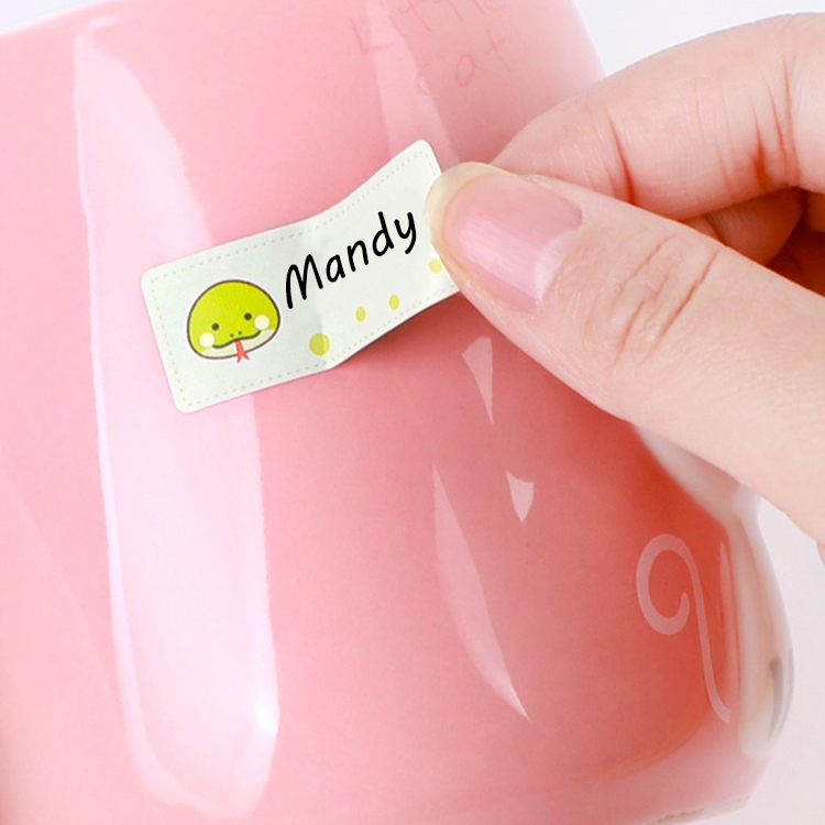 self adhesive name labels