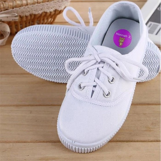 fabric name stickers