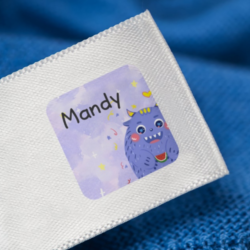 Supplier of Washable Self-Adhesive Material: Great K2 TK05 Stick-on Name Label Material for Clothing
