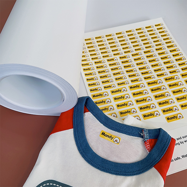 Stick-on clothing labels