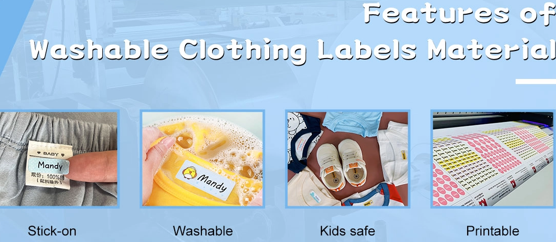 Stick On Clothing Name label