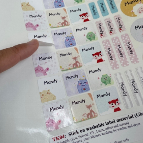 Your Trusted Supplier for Personalised Clothes Stickers Raw Materials