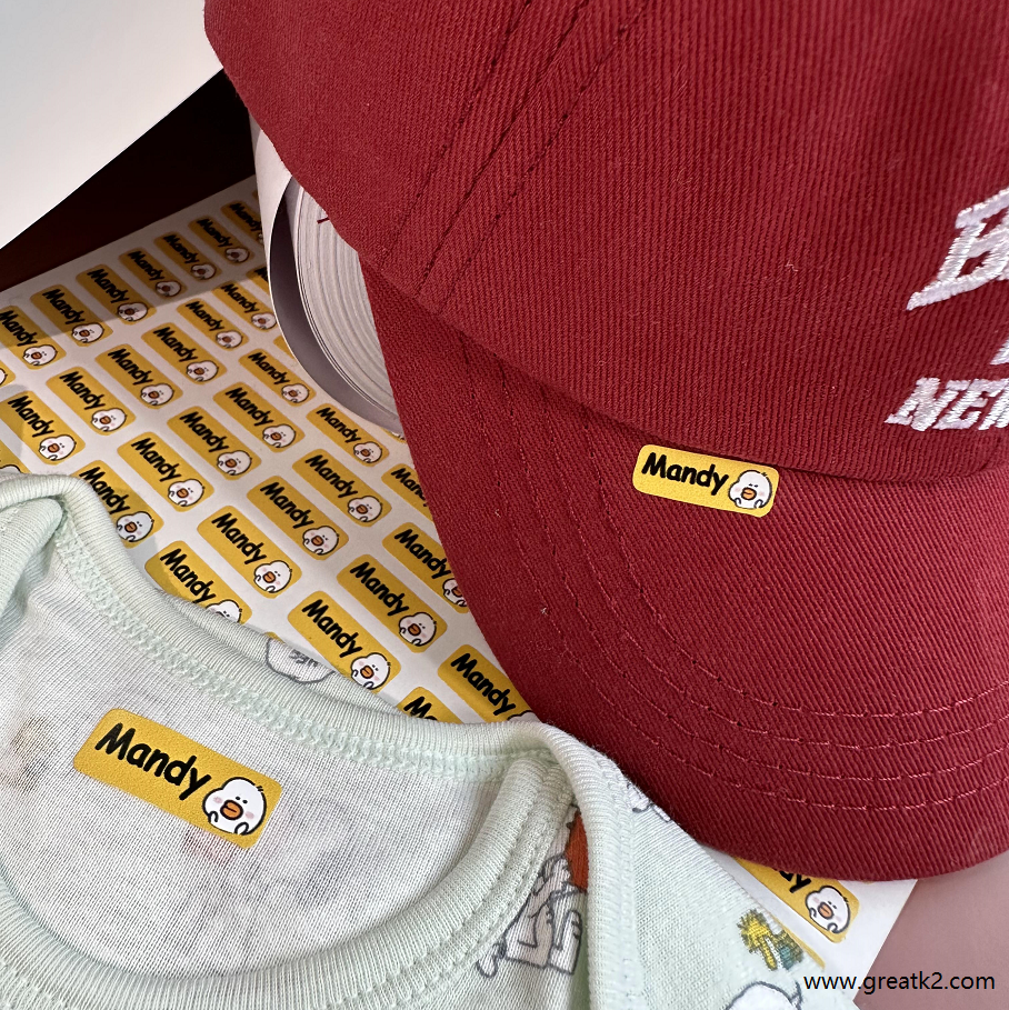 Efficient And User-Friendly Stick-On Label Base Material: Ideal for Clothing Name Label - TK01 by Great K2 Industry Co., Ltd