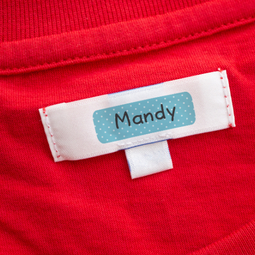 How to Create Washable Name Labels for Clothes with GreatK2 TK01 Self-Adhesive Material