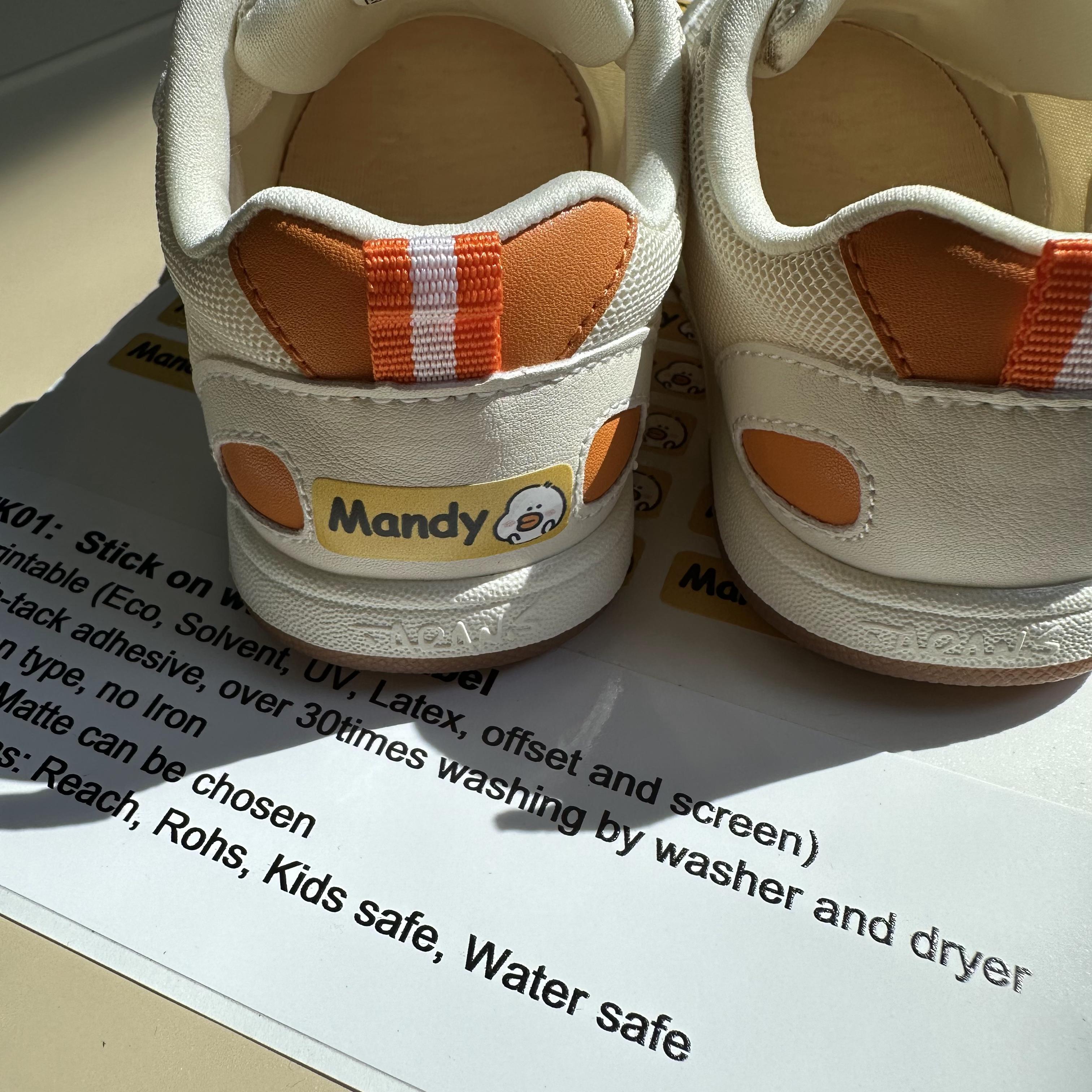 stick on washable clothing labels
