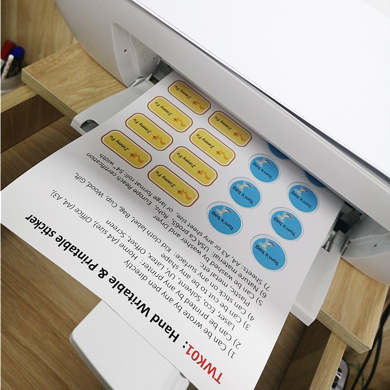 Adhesive Name Labels for Clothes