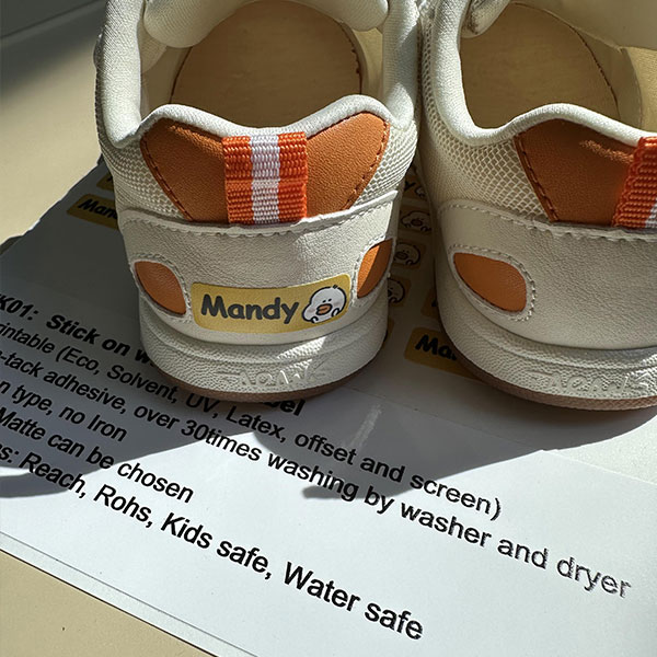 A New Choice for Clothing Name Tags: TK01 Washable Self-Adhesive Material
