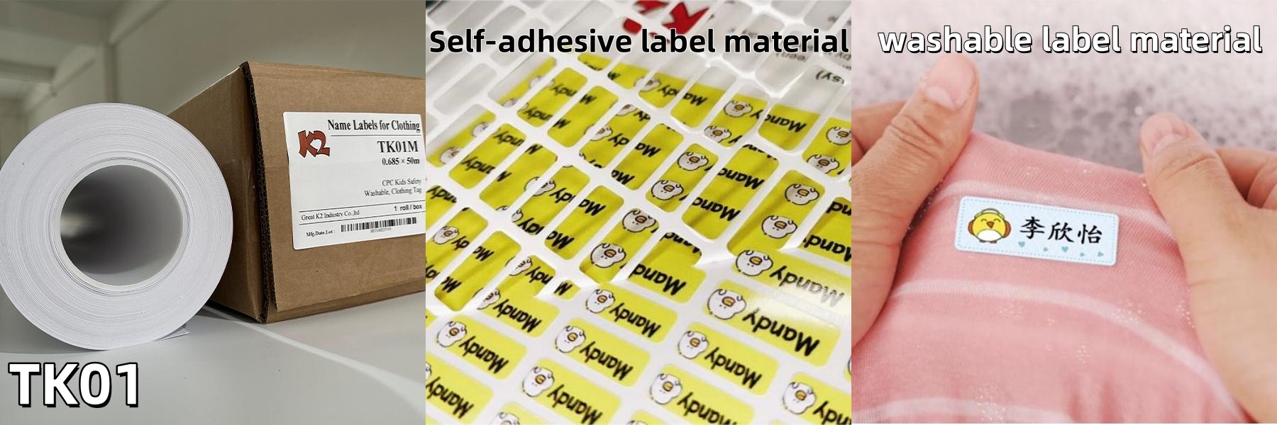 washable name tags