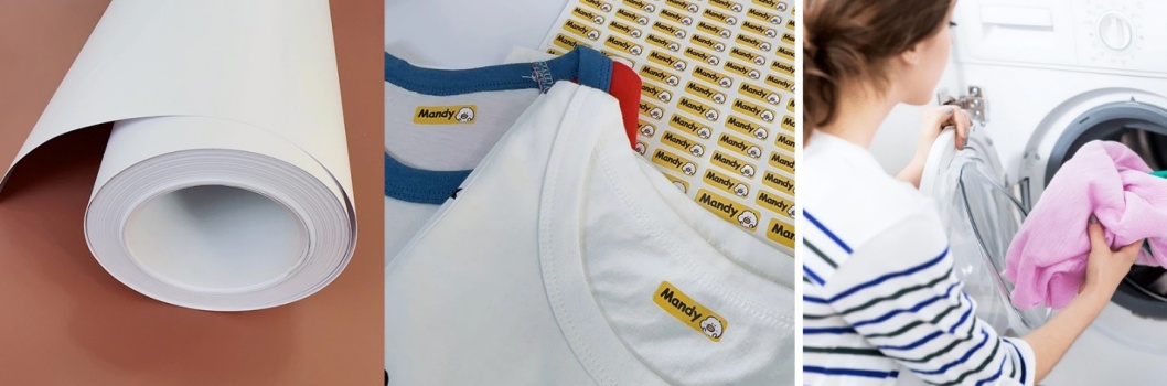 no iron fabric labels 